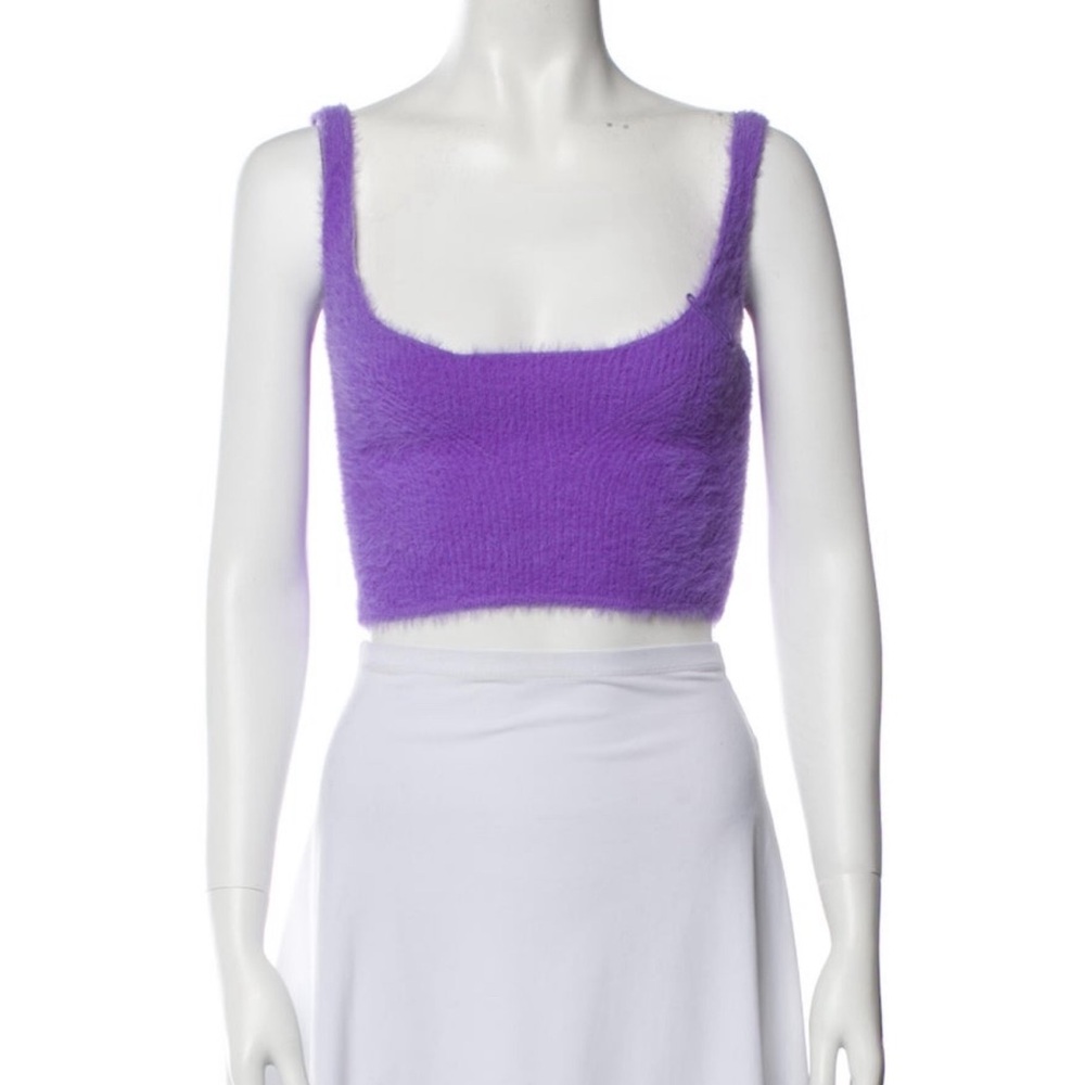 Off-White c/o Virgil Abloh Fuzzy Crop Top - IT42